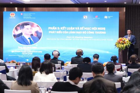 Hội nghị tổng kết dự án chính sách thương mại và xúc tiến xuất khẩu Việt Nam do chính phủ Thụy sĩ tài trợ