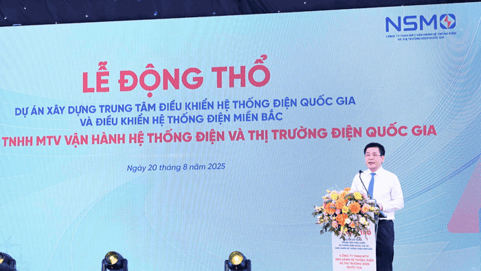 Bộ trưởng Nguyễn Hồng Diên dự Lễ động thổ Dự án xây dựng Trung tâm điều khiển hệ thống điện quốc gia và điều khiển hệ thống điện miền Bắc