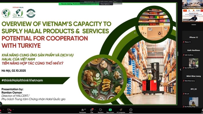 Thúc đẩy xuất khẩu sản phẩm Halal sang thị trường Thổ Nhĩ Kỳ