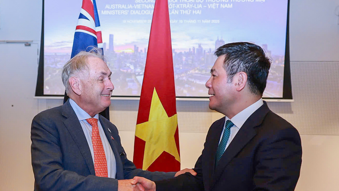 Tuyên bố chung đối thoại Bộ trưởng Thương mại giữa Bộ trưởng Bộ Công Thương Việt Nam và Bộ trưởng Thương mại và Du lịch Australia