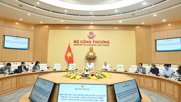 Bộ Công Thương họp tiếp thu, giải trình Nghị quyết của Quốc hội về các cơ chế, chính sách phát triển năng lượng quốc gia giai đoạn 2026 - 2030