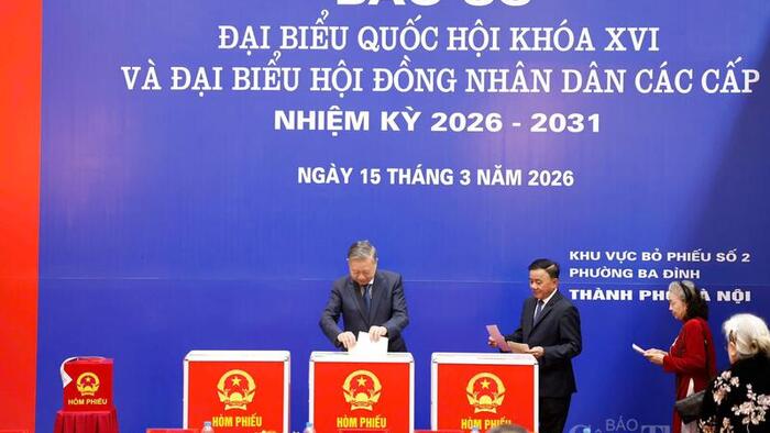 Ngày 15/3, gần 79 triệu cử tri cả nước đi bầu cử