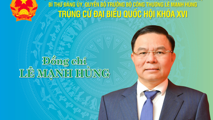Quyền Bộ trưởng Bộ Công Thương Lê Mạnh Hùng trúng cử đại biểu Quốc hội khóa XVl