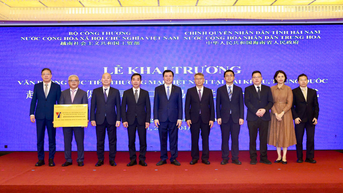 Khai trương Văn phòng Xúc tiến thương mại Việt Nam tại Hải Khẩu (Trung Quốc)