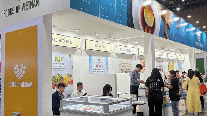 Gian hàng Việt Nam giới thiệu sản phẩm đặc trưng tại Seoul, Hàn Quốc