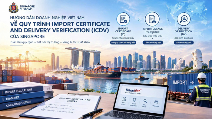 Singapore cập nhật quy trình chứng nhận nhập khẩu và xác minh giao hàng