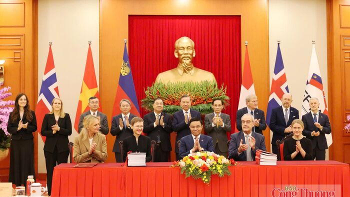 Ký kết Hiệp định Thương mại tự do giữa Việt Nam và các nước thành viên Hiệp hội Mậu dịch tự do châu Âu (EFTA)