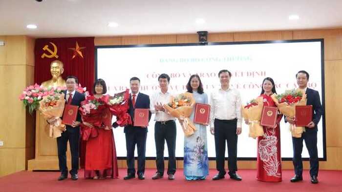 Đảng bộ Bộ Công Thương công bố các quyết định về công tác cán bộ
