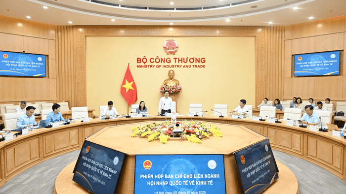 Phiên họp lần thứ nhất năm 2025 của Ban chỉ đạo liên ngành hội nhập quốc tế về kinh tế