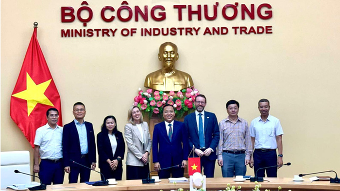 Thứ trưởng Nguyễn Hoàng Long làm việc với Đại sứ Vương quốc Anh tại Việt Nam về thúc đẩy hợp tác năng lượng